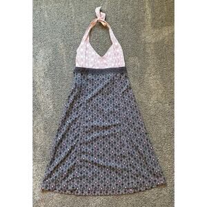 Athleta Women’s Boho Halter Midi Dress Size 6 Retro